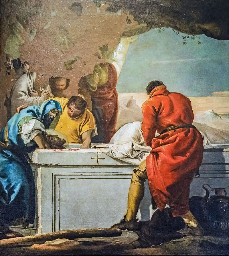 Chiesa di San Paolo, Venezia - Oratorio del Crocifisso, VIA CRUCIS XIV, Il corpo di Gesù è sepolto
